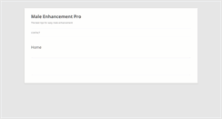 Desktop Screenshot of maleenhancementpro.net